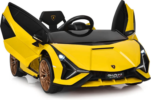 OLAKIDS Licensed Lamborghini SIAN 12V Kids Ride on Car, Toddler Electric Vehicle