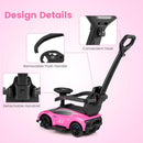 OLAKIDS Push Car for Toddlers, Licensed Maserati 3 in 1 Baby Ride on Sliding with Parent Control Handle