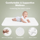 INFANS Baby Bassinet Bedside Crib, Newborn Sleeping /Large Storage Basket, Adjustable Heights & Angle, Easy Moving Bed Side
