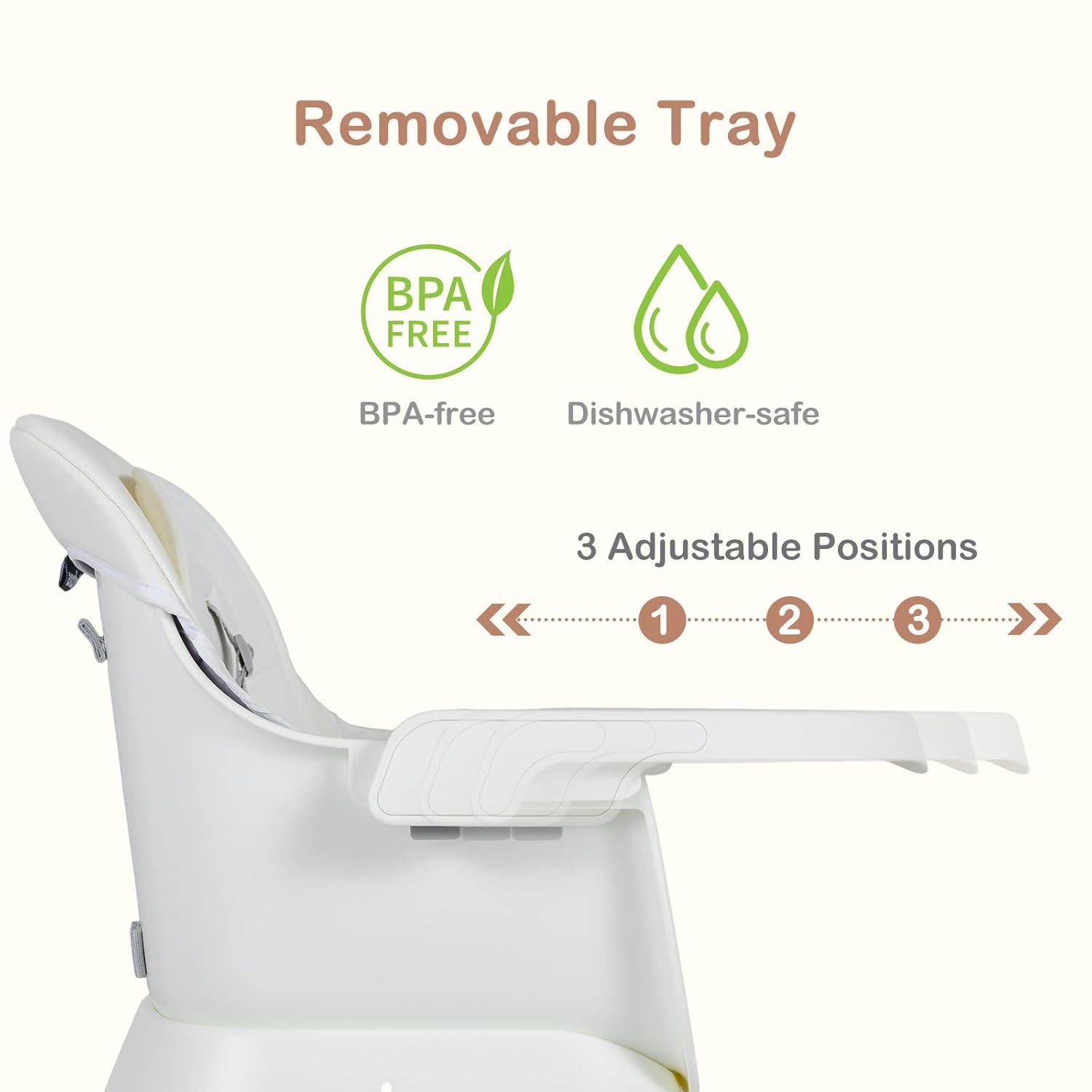 INFANS 9 in 1 High Chair, Convertible Baby Highchair, Table and Chair Set Building Block Infant Dining Booster Seat
