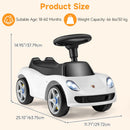 OLAKIDS Licensed Push Car for Toddlers, Foot to Floor Ride on Toy for Boys Girls 1.5-5 Years