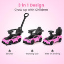 OLAKIDS Push Car for Toddlers, Licensed Maserati 3 in 1 Baby Ride on Sliding with Parent Control Handle
