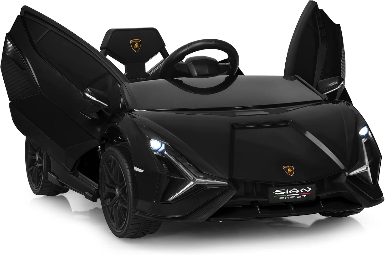 OLAKIDS Licensed Lamborghini SIAN 12V Kids Ride on Car, Toddler Electric Vehicle