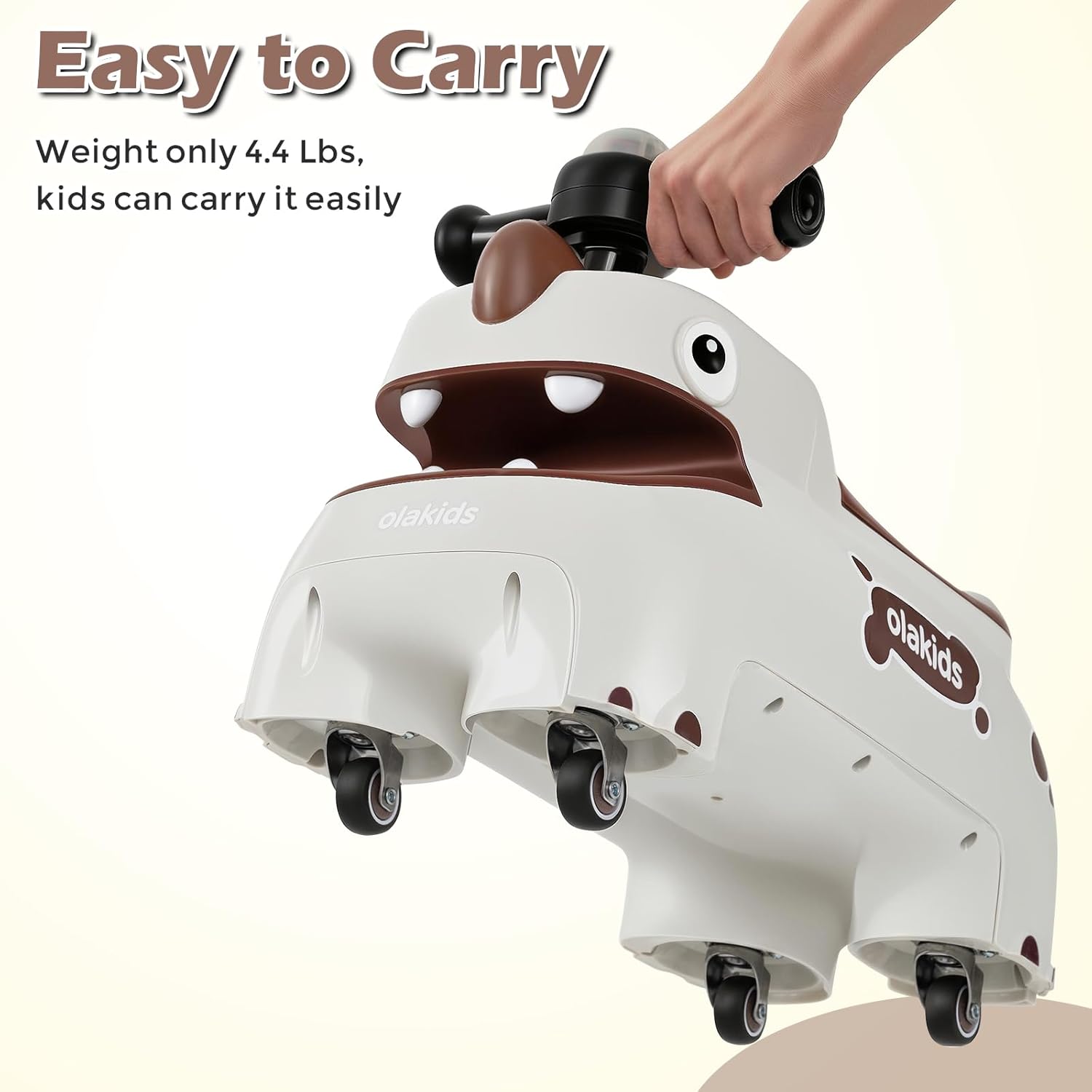 OLAKIDS Ride on Push Car, Kids Foot-to-Floor Sliding Car with Universal Wheels Boys Girls Aged 3+ Years
