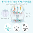 INFANS 3-in-1 Baby Activity Center, Jumper & Bouncer, Music, Lights, 360° Rotating Seat, 3 Adjustable Heights, Learning Toys for 6-12 Months