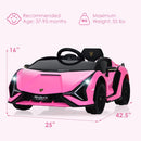 OLAKIDS Licensed Lamborghini SIAN 12V Kids Ride on Car, Toddler Electric Vehicle