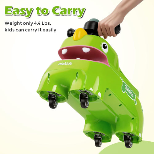 OLAKIDS Ride on Push Car, Kids Foot-to-Floor Sliding Car with Universal Wheels Boys Girls Aged 3+ Years