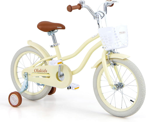 Olakids Kids Bike, 12 14 16  Inch Toddlers Bike with Training Wheels for Girls Boys
