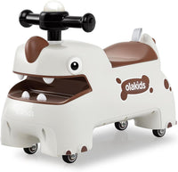 OLAKIDS Ride on Push Car, Kids Foot-to-Floor Sliding Car with Universal Wheels Boys Girls Aged 3+ Years