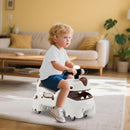 OLAKIDS Ride on Push Car, Kids Foot-to-Floor Sliding Car with Universal Wheels Boys Girls Aged 3+ Years