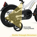 Olakids Kids Bike 12-18 Inch with Training Wheels, Dual Brakes, Adjustable Seat & Handlebar for Boys Girls