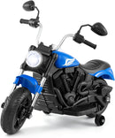 OLAKIDS 6V Kids Motorcycle, Electric Toddler Bike with Training Wheels Indoor Outdoor Ride on Toy