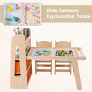 Olakids Sensory Table and Chairs Set for Toddlers