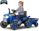 OLAKIDS 12V Kids Ride on Tractor, Battery Powered Motorized Electric Car for Boys Girls