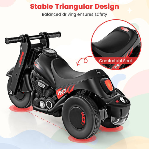 OLAKIDS Ride on Push Car, Foot-to-Floor Sliding Car for Toddlers Kids Motorcycle for Boys Girls Aged 3-5 Years