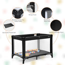 Portable Playard with 50pcs Ball Pit Balls Playpen Activity Center INFANS