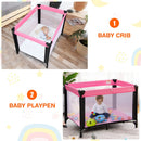 Portable Playard with 50pcs Ball Pit Balls Playpen Activity Center INFANS