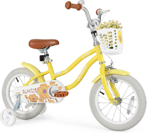Olakids Kids Bike, 12 14 16  Inch Toddlers Bike with Training Wheels for Girls Boys