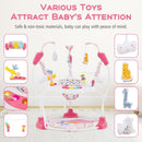 INFANS 3-in-1 Baby Activity Center, Jumper & Bouncer, Music, Lights, 360° Rotating Seat, 3 Adjustable Heights, Learning Toys for 6-12 Months
