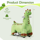 OLAKIDS Ride on Toys, 6V Electric Battery Powered Electric Ride on Dinosaur with Music for Boys Girl Aged 3+