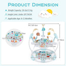 INFANS 3-in-1 Baby Activity Center, Jumper & Bouncer, Music, Lights, 360° Rotating Seat, 3 Adjustable Heights, Learning Toys for 6-12 Months