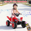 OLAKIDS 12V Kids ATV Quad, Electric Vehicle Battery Powered Ride On Toys for Boys Girls Ages 3+