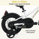 Olakids Kids Bike 12-18 Inch with Training Wheels, Dual Brakes, Adjustable Seat & Handlebar for Boys Girls