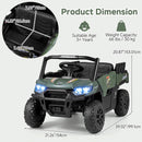 OLAKIDS Ride on Dump Truck, 12V Kids Electric Car with Remote Control  for Toddlers 3+ Years