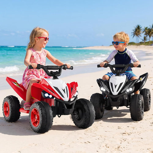 OLAKIDS 12V Kids ATV Quad, Electric Vehicle Battery Powered Ride On Toys for Boys Girls Ages 3+