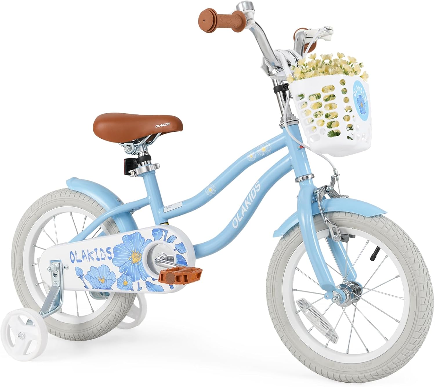 Olakids Kids Bike, 12 14 16  Inch Toddlers Bike with Training Wheels for Girls Boys