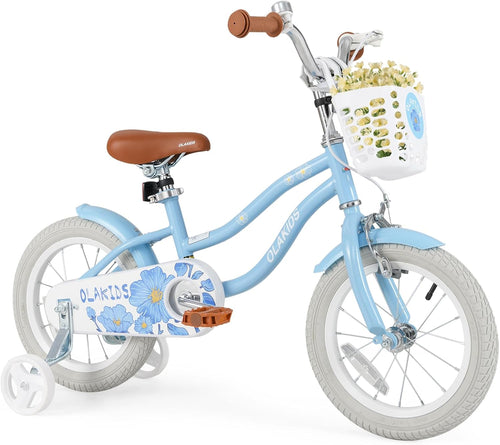Olakids Kids Bike, 12 14 16  Inch Toddlers Bike with Training Wheels for Girls Boys
