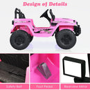 OLAKIDS Kids Ride on Truck 12V Electric Vehicle with Remote Control
