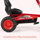 OLAKIDS Go Kart Outdoor 4 Wheel Ride On Pedal Car for Boys & Girls