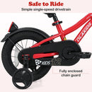 Olakids Kids Bike 12-18 Inch with Training Wheels, Dual Brakes, Adjustable Seat & Handlebar for Boys Girls