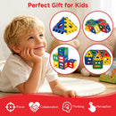 Olakids 32 Pieces Big Waffle Building Blocks for Toddlers