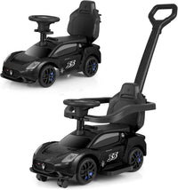 OLAKIDS Push Car for Toddlers, Licensed Maserati 3 in 1 Baby Ride on Sliding with Parent Control Handle