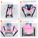Portable Playard with 50pcs Ball Pit Balls Playpen Activity Center INFANS