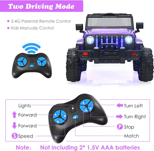 OLAKIDS Kids Ride on Truck 12V Electric Vehicle with Remote Control