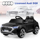 Licensed Audi SQ8 Ride on Car by OLAKIDS, 12V Kids Electric Vehicle with Remote Control, Toddlers Battery Powered Toy with 3 Speeds, Wheels Suspension, Music