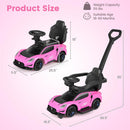 OLAKIDS Push Car for Toddlers, Licensed Maserati 3 in 1 Baby Ride on Sliding with Parent Control Handle