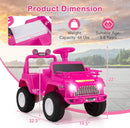 OLAKIDS Ride on Car for Toddlers, 6V Kids Jeep Truck Electric Vehicle Battery Powered ATV  Boys Girls 3-8 Years