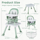 INFANS 8 in 1 Baby High Chair, Convertible Highchair for Babies and Toddlers, Infant Dining Booster Seat