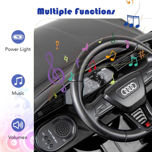 Licensed Audi SQ8 Ride on Car by OLAKIDS, 12V Kids Electric Vehicle with Remote Control, Toddlers Battery Powered Toy with 3 Speeds, Wheels Suspension, Music