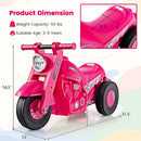 OLAKIDS Ride on Push Car, Foot-to-Floor Sliding Car for Toddlers Kids Motorcycle for Boys Girls Aged 3-5 Years