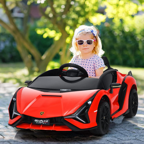 OLAKIDS Licensed Lamborghini SIAN 12V Kids Ride on Car, Toddler Electric Vehicle