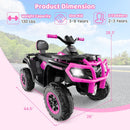 OLAKIDS 24V 2 Seater Ride on ATV 4 Wheeler Off-Road Electric Toy Car for Big Kids, Grass