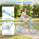 Olakids Kids Bike, 12 14 16 18 20 Inch Mermaid Theme Girls Bicycle with Training Wheels