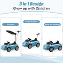 OLAKIDS Licensed Fiat 500 Ride on Push Car for Kids Toddlers 18 Month+