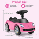 OLAKIDS Licensed Push Car for Toddlers, Foot to Floor Ride on Toy for Boys Girls 1.5-5 Years