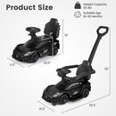 OLAKIDS Push Car for Toddlers, Licensed Maserati 3 in 1 Baby Ride on Sliding with Parent Control Handle